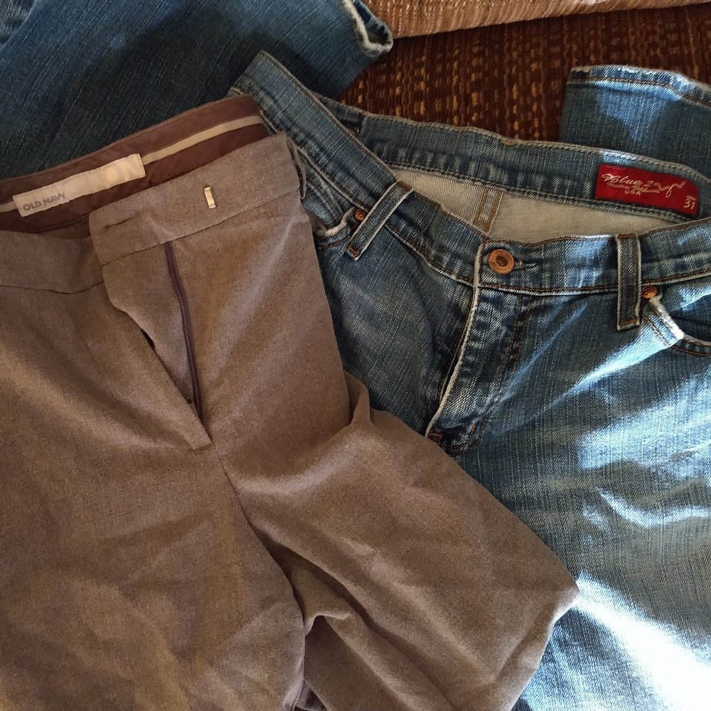 JS18: Old Navy sz 8 and Blue 2 jeans sz 31